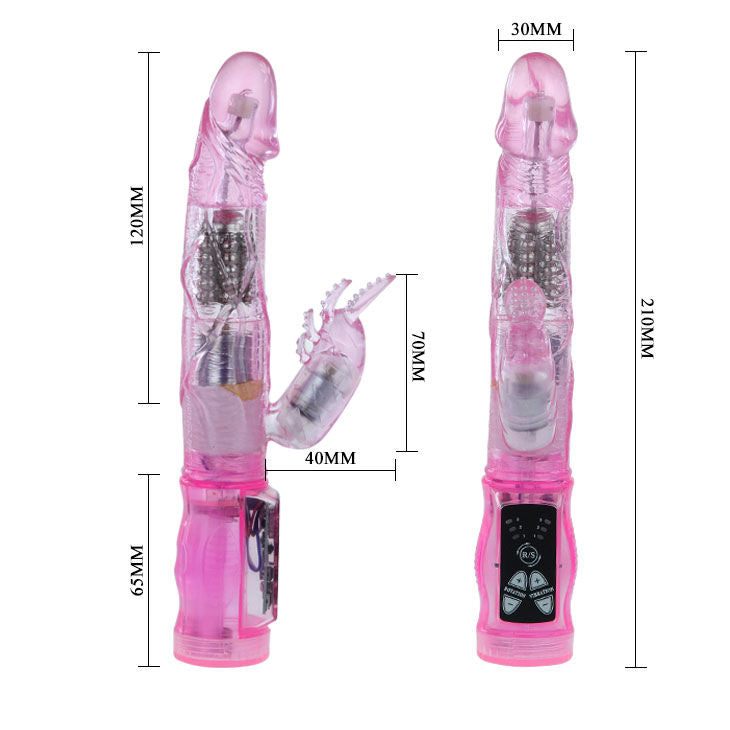 VIBRATORE CON RABBIT MINI IN JELLY INTIMATE LOVER LILLA