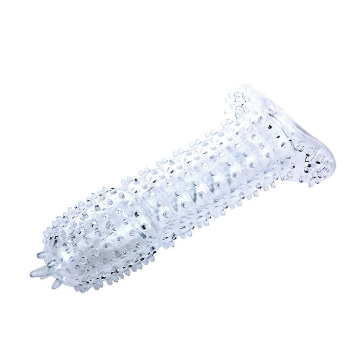 BAILE - GUAINA PER PENE CON RILIEVI  STIMOLANTI  14 CM ROSA