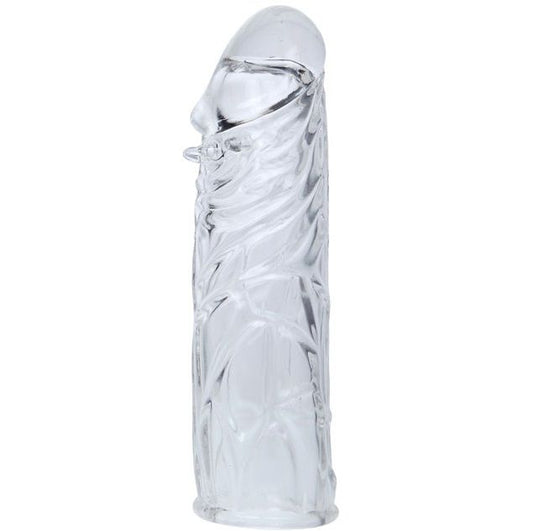 BAILE - PROLUNGA PENE IN SILICONE 13 CM TRASPARENTE 