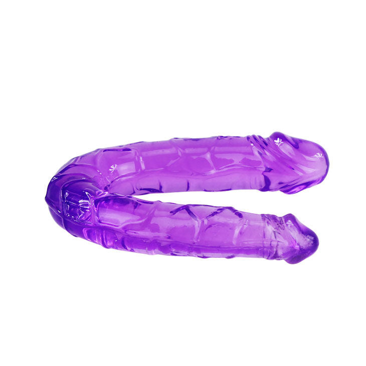 BAILE - DILDO DOPPIO IN JELLY FLESSIBILE LILLA
