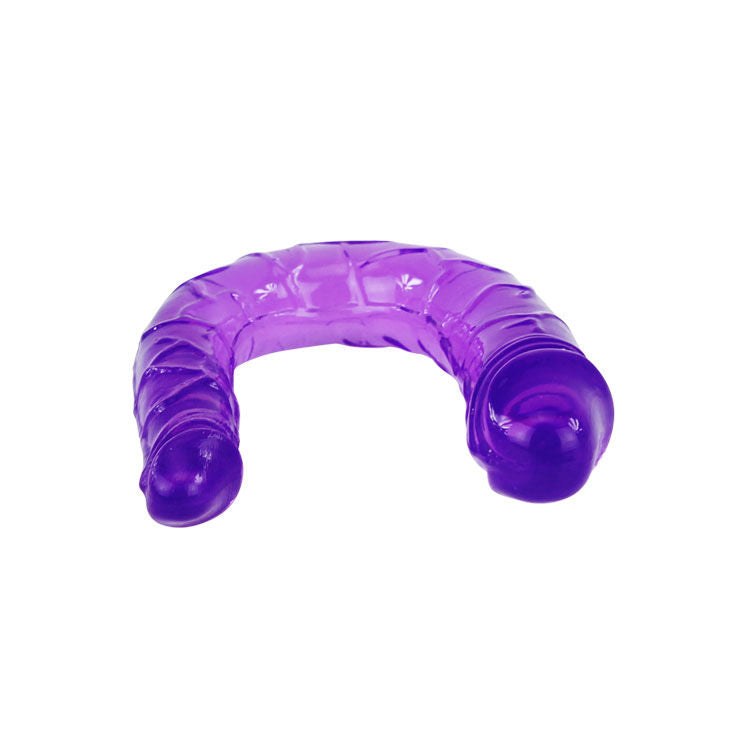 BAILE - DILDO DOPPIO IN JELLY FLESSIBILE LILLA