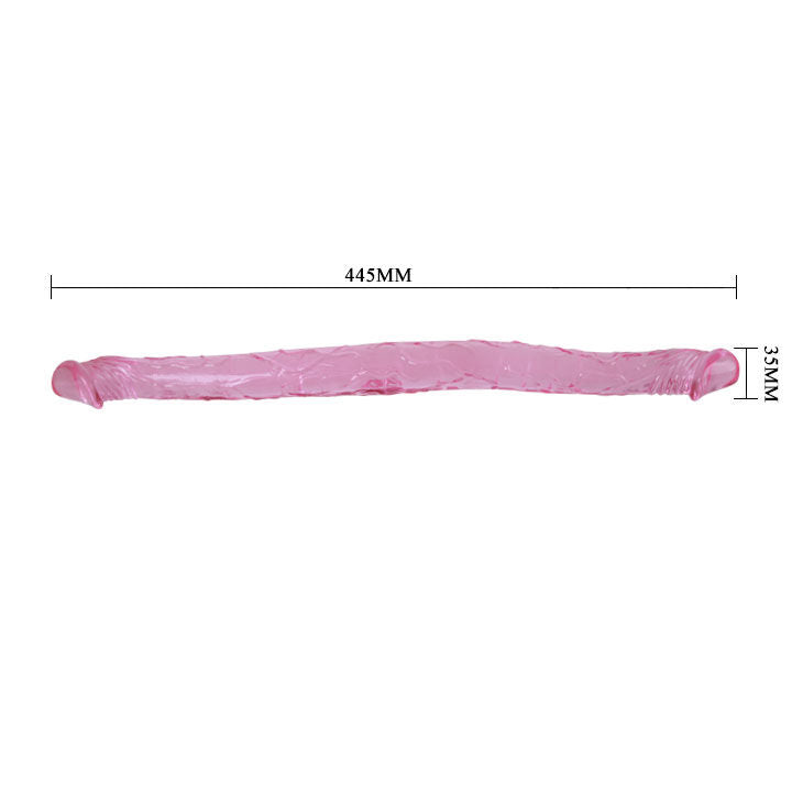 DILDO DOPPIO FLESSIBILE, ULTRA MORBIDO, REALISTICO