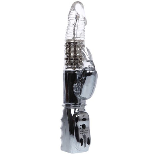 BAILE - AMOUR VIBRATORE ROTATORE  26,5 CM TRASPARENTE