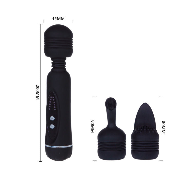 PRETTY LOVE - FLIRTATION MAGICAL MASSAGGIATORE CON TESTINE INTERCAMBIABILI