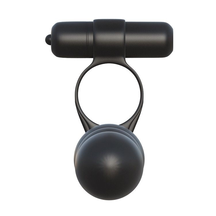 ANELLO CON DILDO PER DOPPIA PENETRAZIONE "POSABLE PARTNER" - FANTASY C-RINGZ