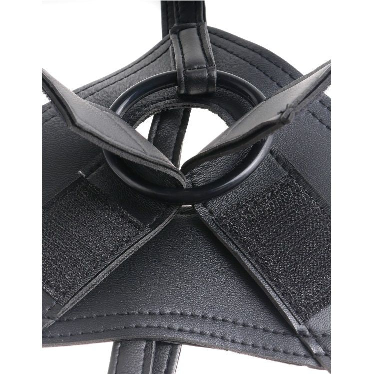 STRAP-ON CON DILDO REALISTICO, VINILE RESISTENTE, CINGHIE REGOLABILI
