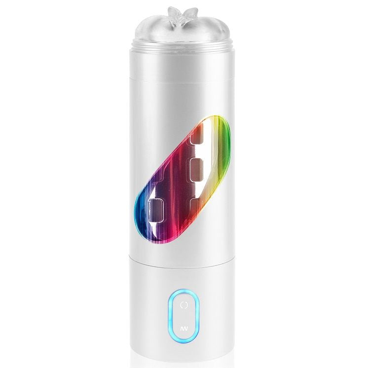 MASTURBATORE AUTOMATICO VIBRANTE, ROTAZIONE REALISTICA, RICARICABILE USB