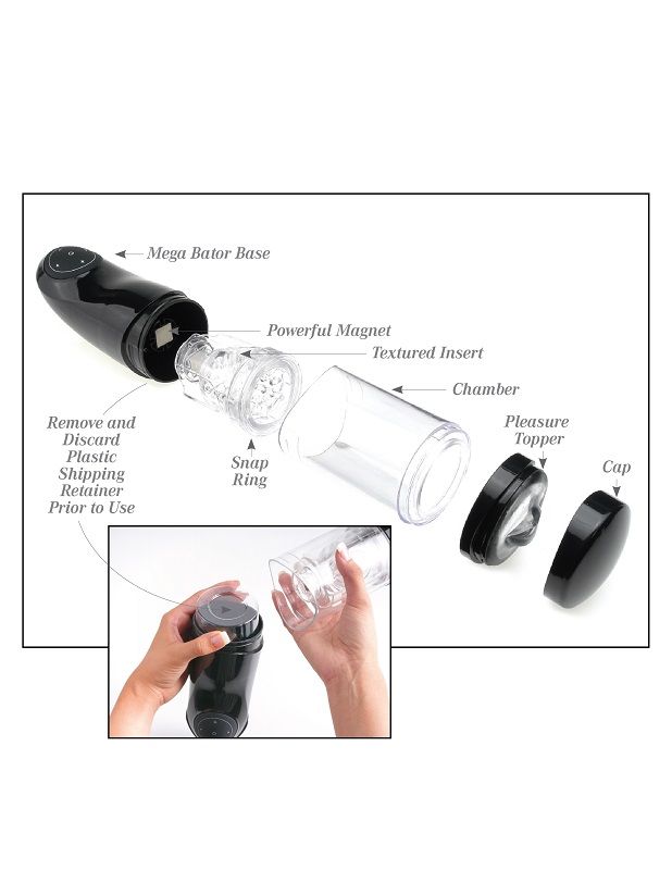 MASTURBATORE AUTOMATICO VIBRANTE, ROTAZIONE INTELLIGENTE, RICARICABILE USB
