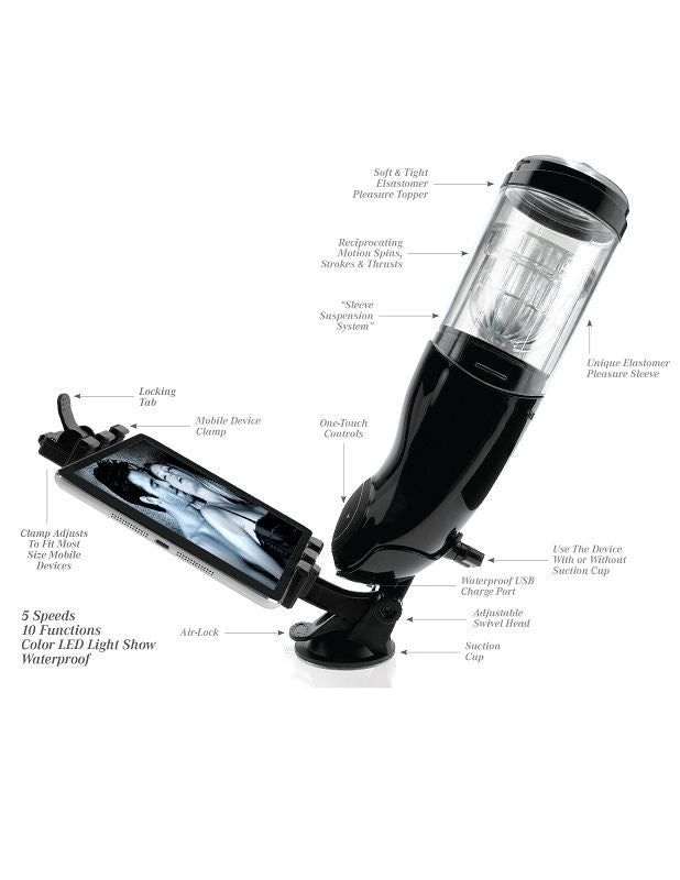MASTURBATORE AUTOMATICO VIBRANTE, ROTAZIONE INTELLIGENTE, RICARICABILE USB