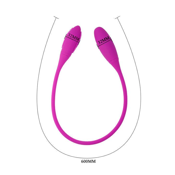 PRETTY LOVE - VIBRATORE SNAKY DELUXE DUE ESTREMITA' 7 FUNZIONI
