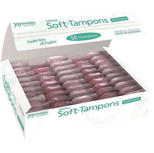 JOYDIVISION SOFT-TAMPONS - TAMPONI IGENICI MORBIDI  FORMATO PROFESSIONAL 50 PZ