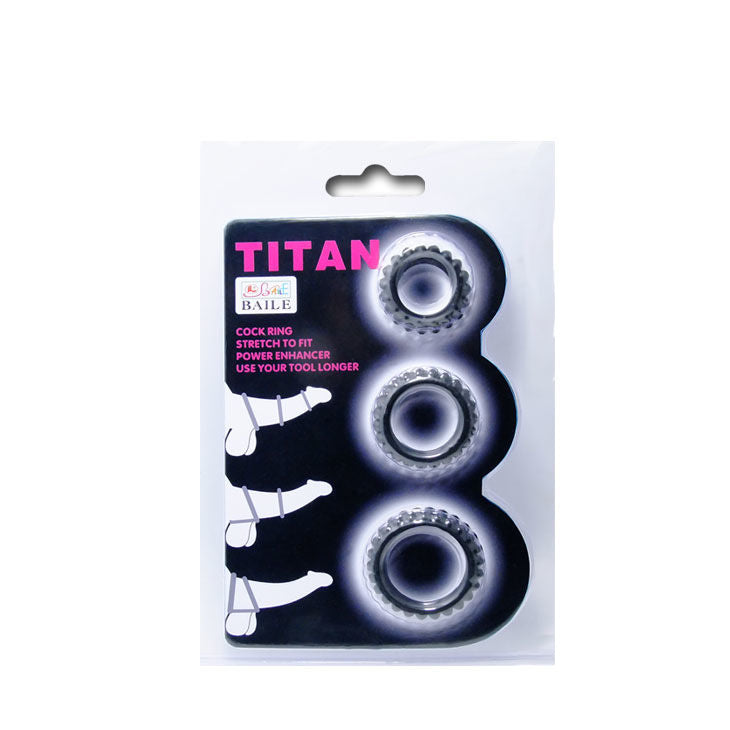 ANELLO PENE IN SILICONE PREMIUM, SET 3 MISURE