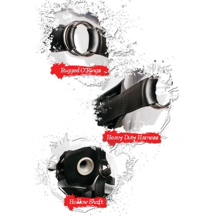 FETISH FANTASY EXTREME - STRAP-ON CAVO 30,5 CM CON O-RING E DILDO