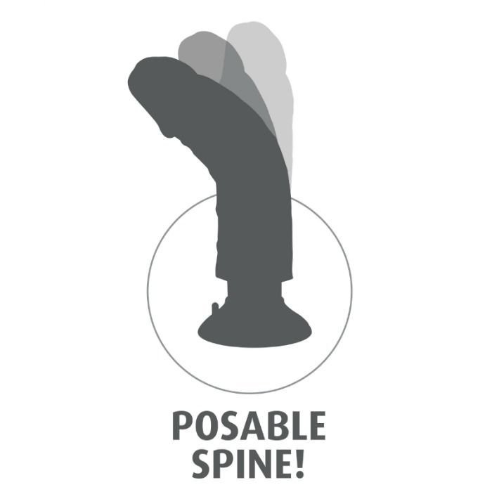 KING COCK - DILDO VIBRANTE 20.3 CM  NUDE