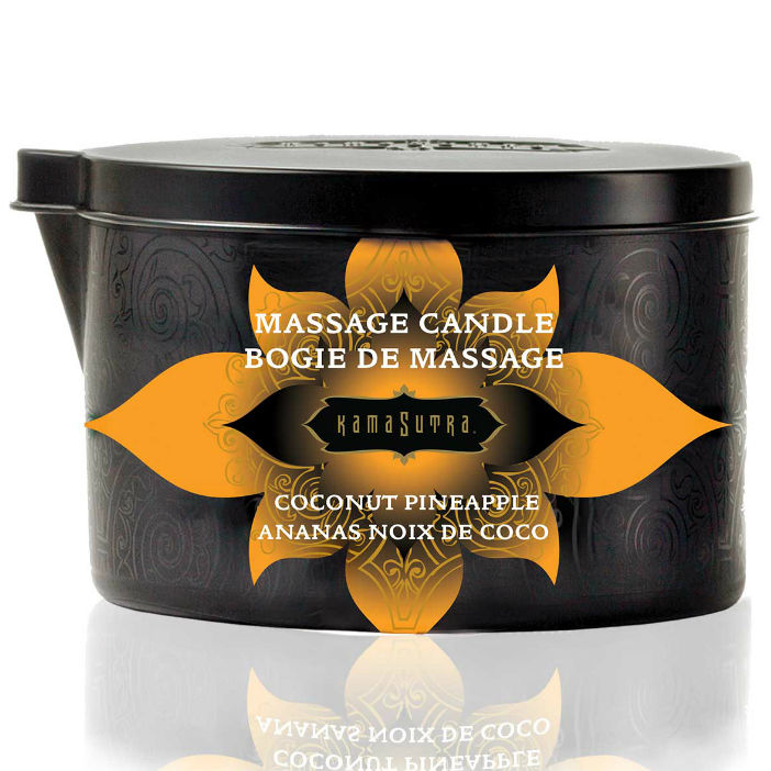 KAMASUTRA - CANDELA DA MASSAGGIO AROMA COCCO E ANANAS 170GR