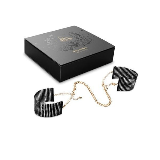 BIJOUX - MANETTE DÉSIR MÉTALLIQUE IN RETE DI METALLO NERO