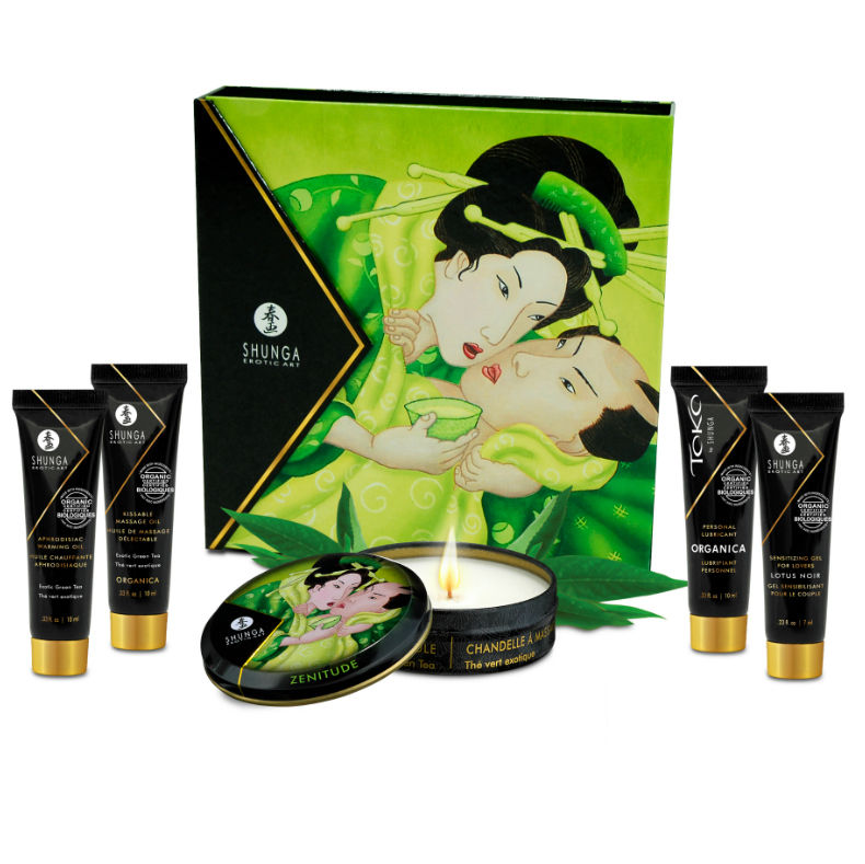 SHUNGA - KIT DI PRODOTTI DA COLLEZIONE GEISHA AL TÈ VERDE