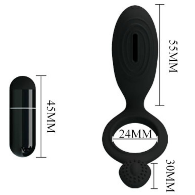 PRETTY LOVE - ANELLO PENE ETHEL VIBRANTE CON STIMOLATORE