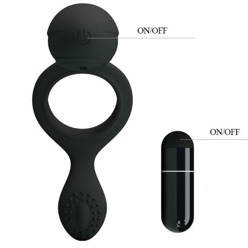 PRETTY LOVE - ANELLO PENE ETHEL VIBRANTE CON STIMOLATORE