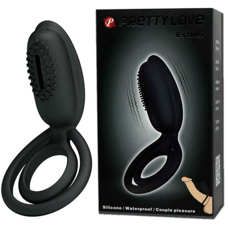 PRETTY LOVE - ANELLO PENE ESTHER VIBRANTE CON STIMOLATORE