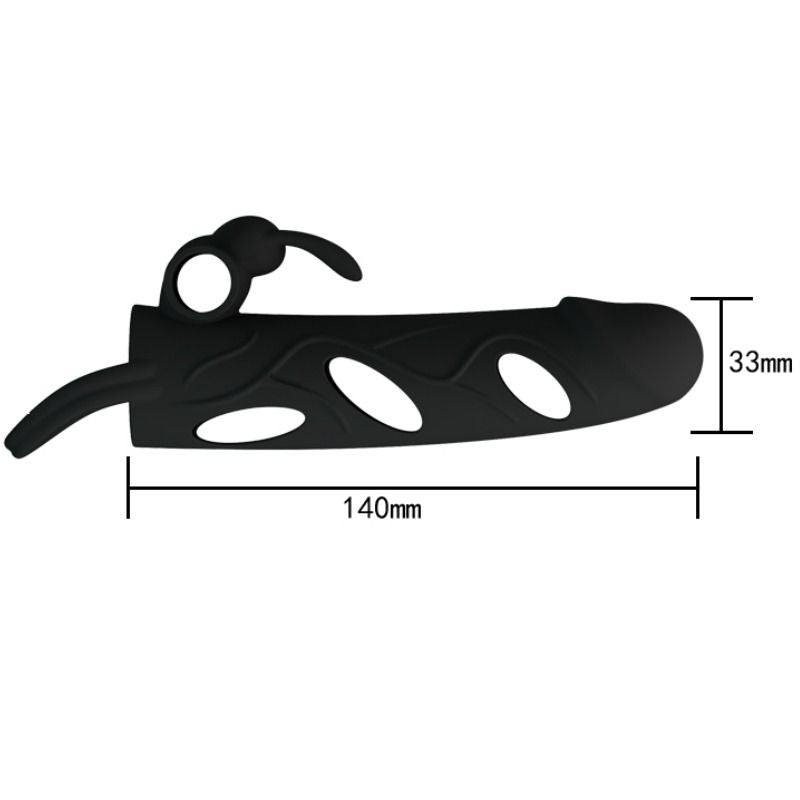 PRETTY LOVE - PROLUNGA VIBRANTE  IN SILICONE 14 CM MOD 1