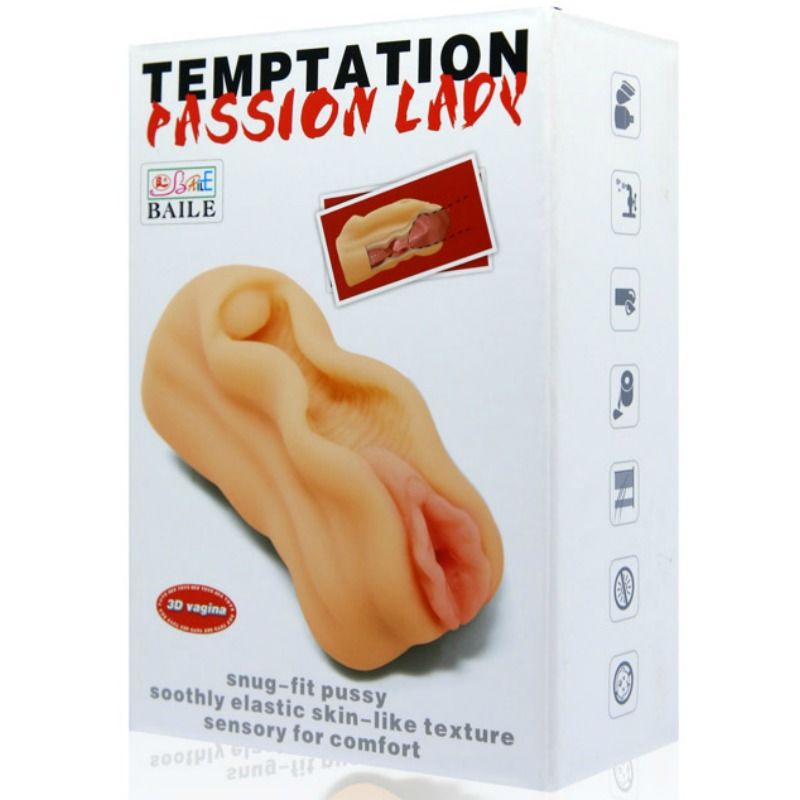 BAILE - MINI MASTURBATORE CON  DESIGN LABBRA VAGINA 