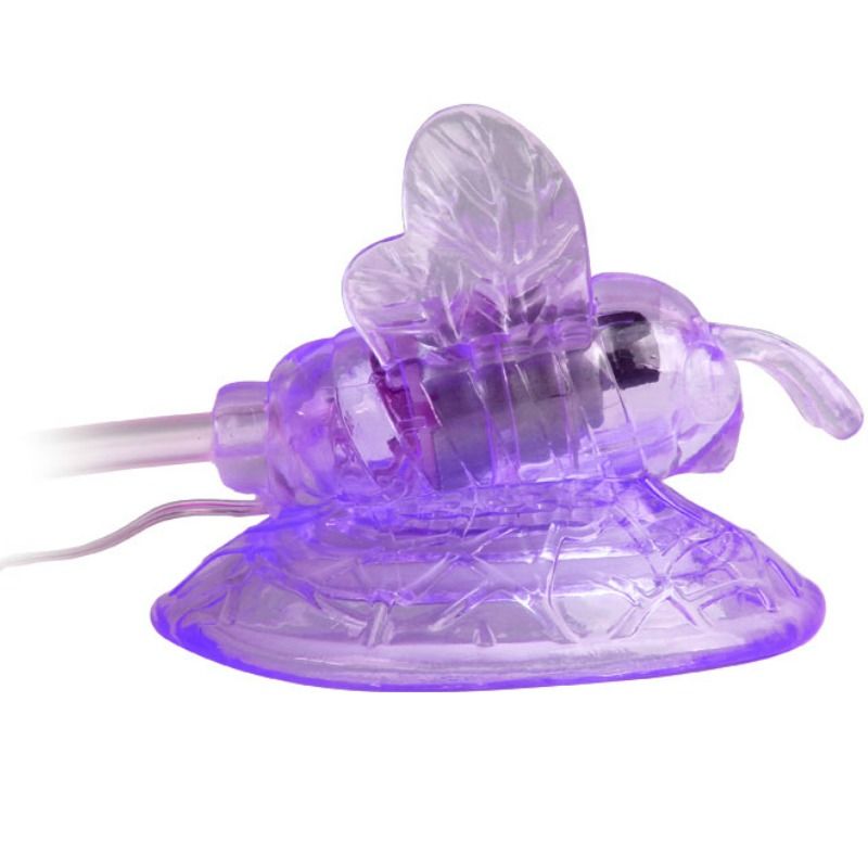 STIMOLATORE CLITORIDE VIBRANTE CON POMPA ASPIRANTE, DESIGN REALISTICO, TELECOMANDO WIRELESS