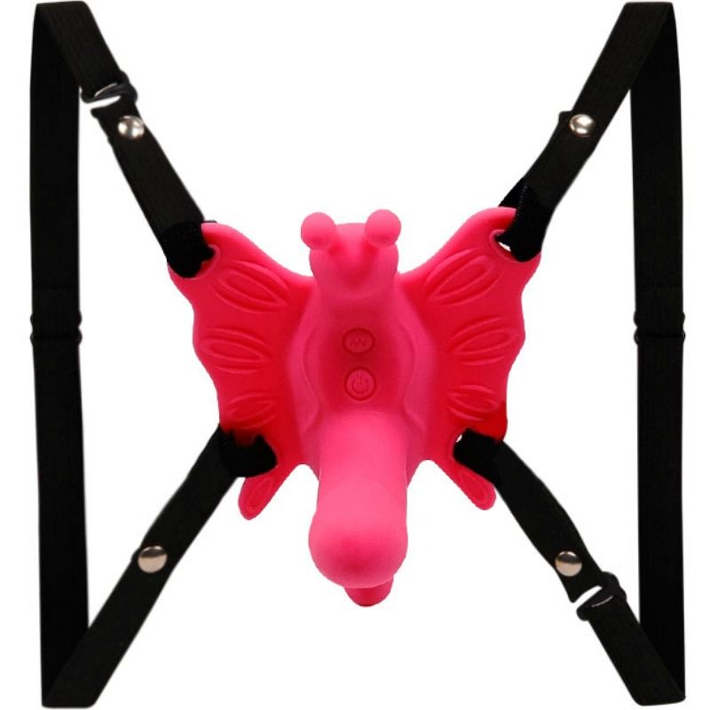 BAILE - ULTRA PASSIONATE  HARNESS CON  FARFALLA VIBRANTE 
E TELECOMANDO 10 MODALITA'