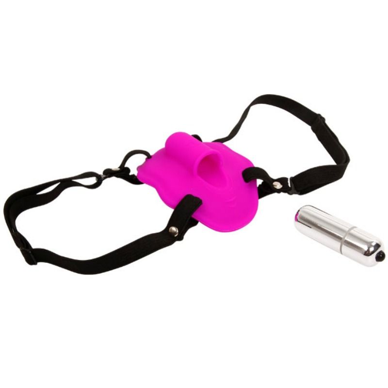 HARNESS STRAP-ON ELASTICO CON BULLET VIBRANTE LOVE RIDER