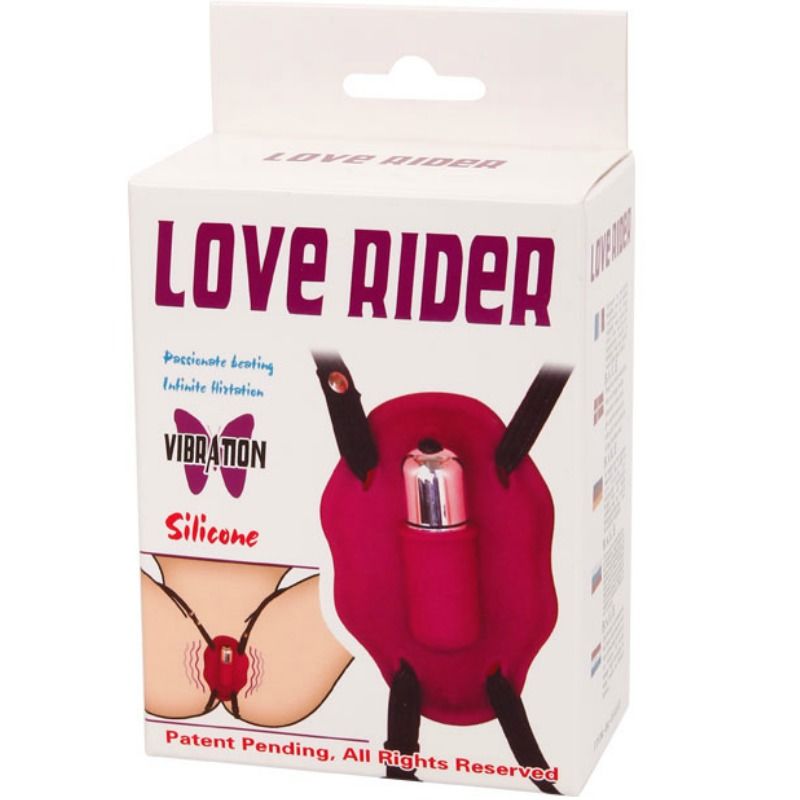 HARNESS STRAP-ON ELASTICO CON BULLET VIBRANTE LOVE RIDER