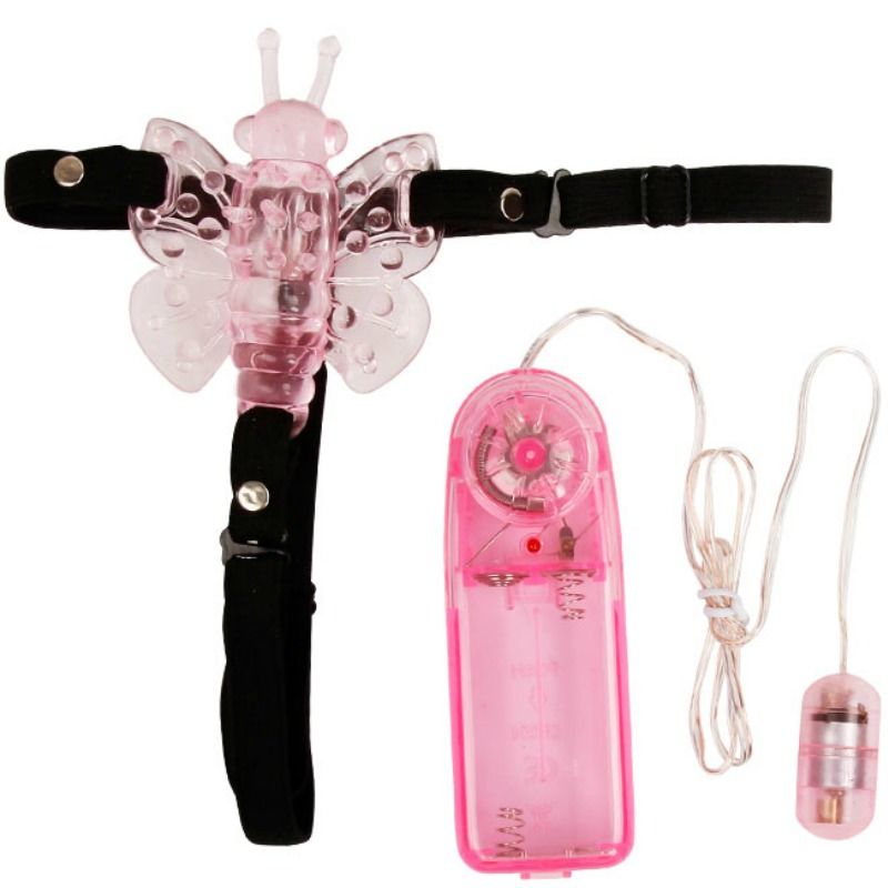 BAILE - HARNESS CON FARFALLA VIBRANTE MULTIVELOCITÀ