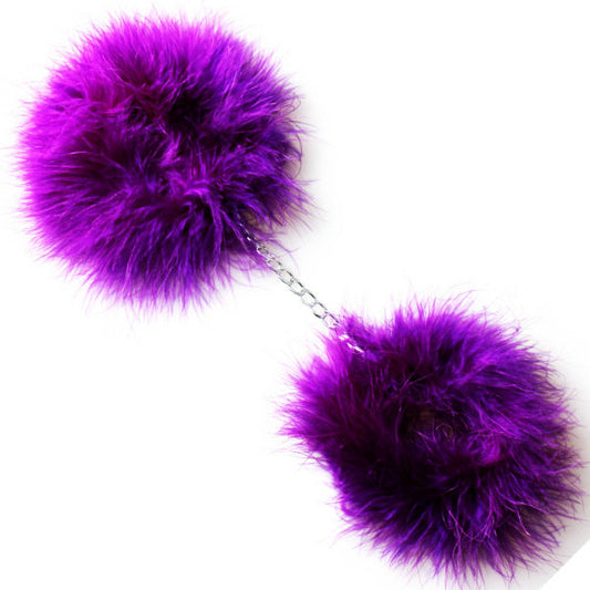 SECRETPLAY - MANETTE IN MARABOU VIOLA