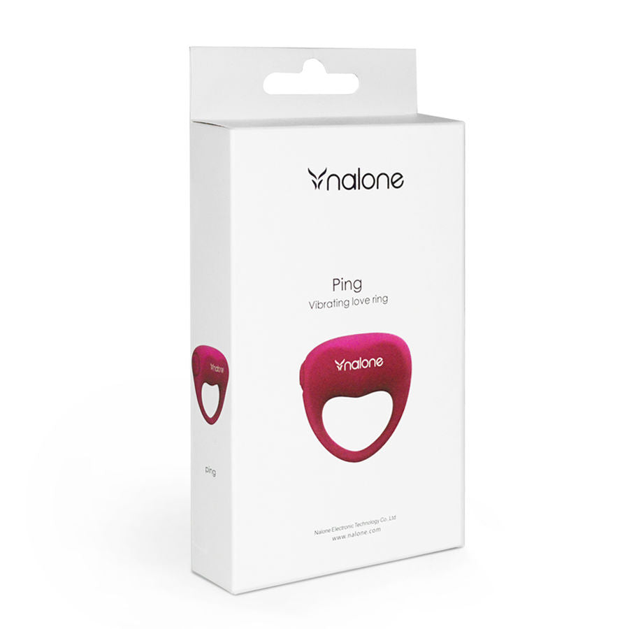 NALONE - PING ANELLO PENE VIBRANTE CON STIMOLATORE CLITORIDE ROSA