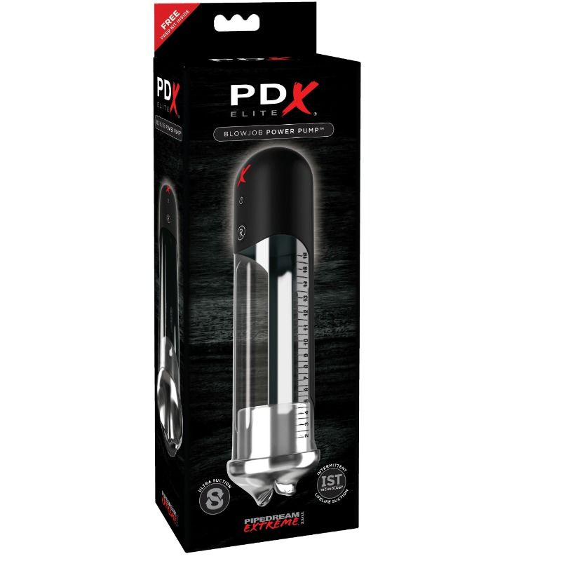 PDX ELITE - BLOWJOB POMPA MASTURBATORE CON VIBRAZIONE ED ASPIRAZIONE