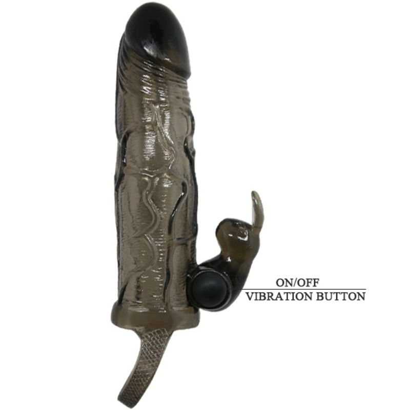 BAILE - BRAVE MAN GUAINA PENE  CON RABBIT  16,5 CM NERO