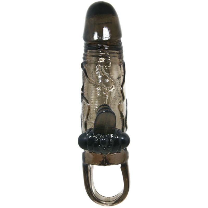 BAILE - BRAVE MAN GUAINA PENE CON  STIMOLAZIONE CLITORIDE E ANALE DOPPIO BULLET 16,5 CM NERO