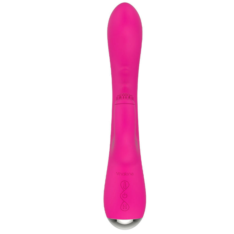 NALONE - IDOL VIBRATORE RISCALDANTE CON ROTAZIONE E STIMOLAZIONE CLITORIDEA 