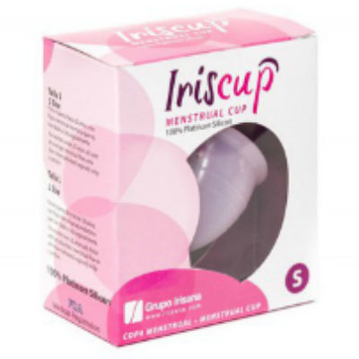 IRISCUP - COPPETTA MESTRUALE  ROSA MISURA A + SACCHETTO STERILIZZATORE IN OMAGGIO