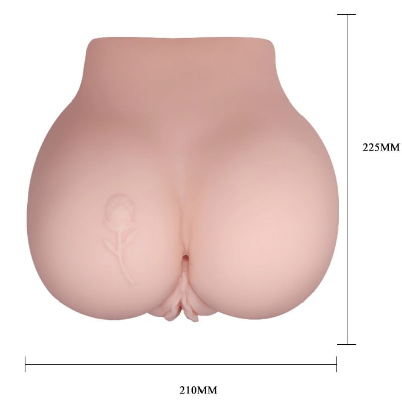 CRAZY BULL - MASTURBATORE CULO REALISTICO VIBRANTE CON VAGINA E ANO CON TATUAGGIO