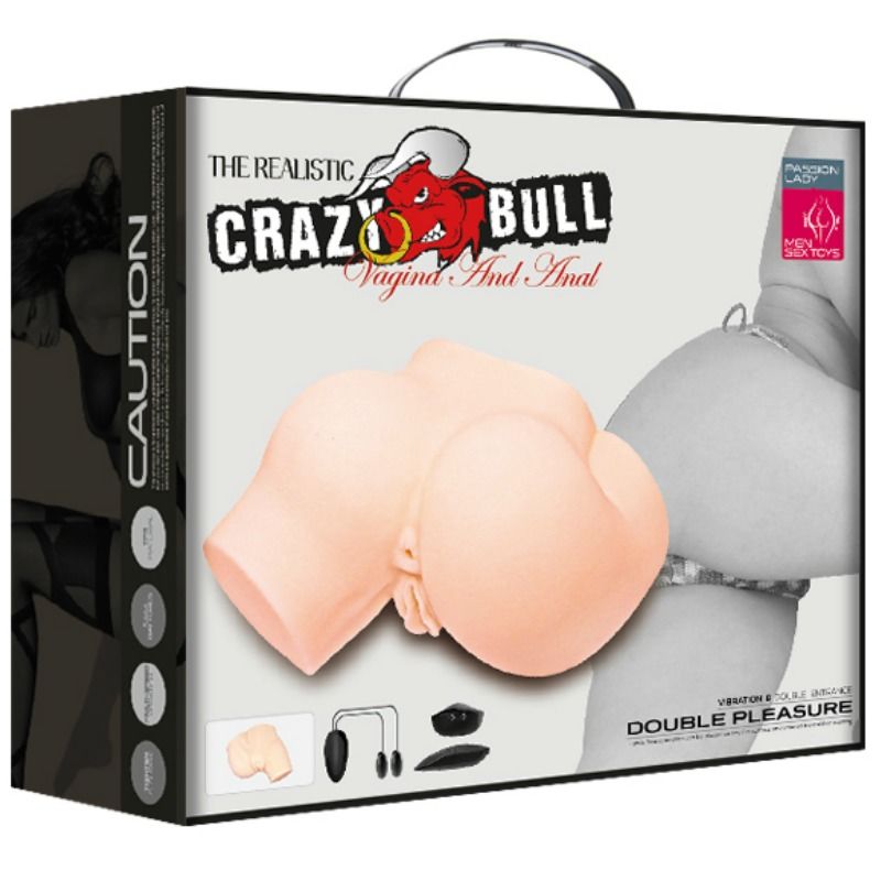 CRAZY BULL - BUSTO MASTURBATORE REALISTICO CON VAGINA E ANO 