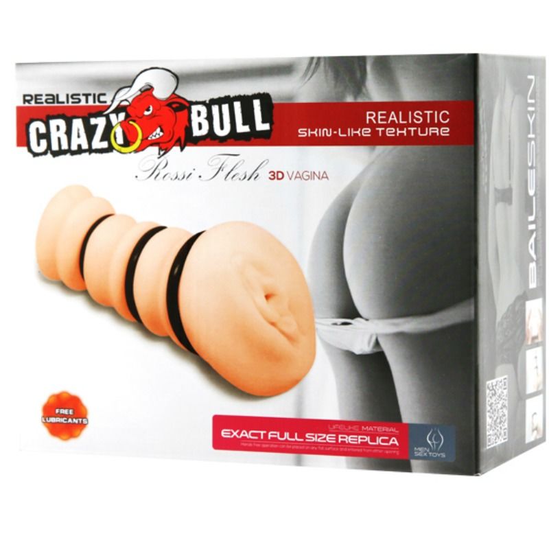 CRAZY BULL - MASTURBATORE CON VAGINA CON ANELLI MODELLO 2