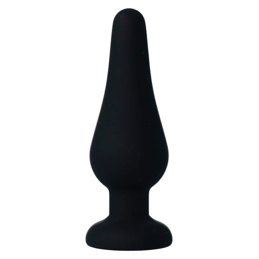 INTENSE - PIPO PLUG ANALE IN SILICONE M 11 CM NERO 