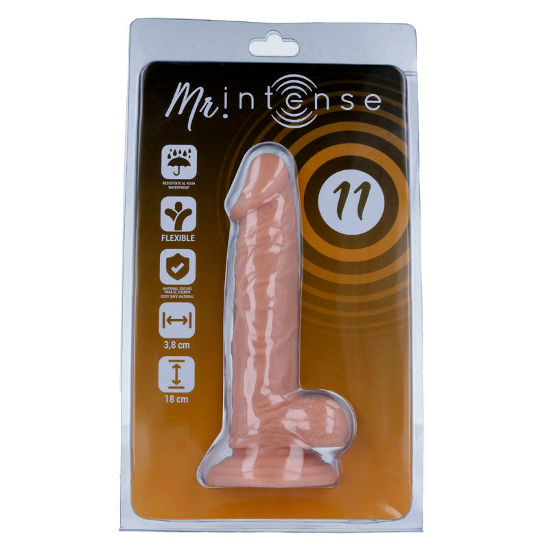 MR INTENSE - 11 DILDO REALISTICO 18 CM -O- 3,8 CM