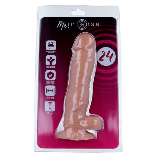MR INTENSE - 24 DILDO REALISTICO 21 CM -O- 4,6 CM