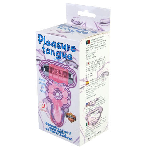 ANELLO PENE VIBRANTE CON STIMOLATORE CLITORIDEO ROSA - BAILE.