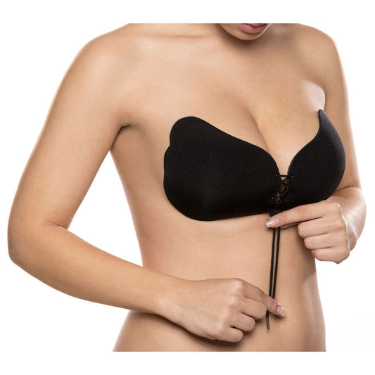 BYE-BRA - LACE-IT REGGISENO PUSH-UP  COPPA D NERO