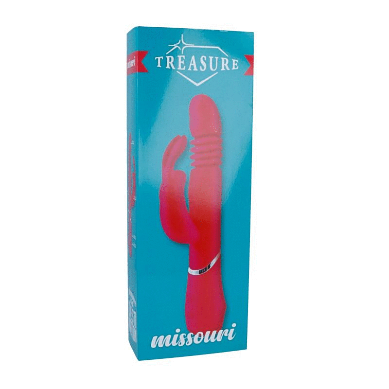 DREAMLOVE OUTLET - TREASURE MISSOURI VIBRATORE STIMOLATORE ROSA IN SILICONE