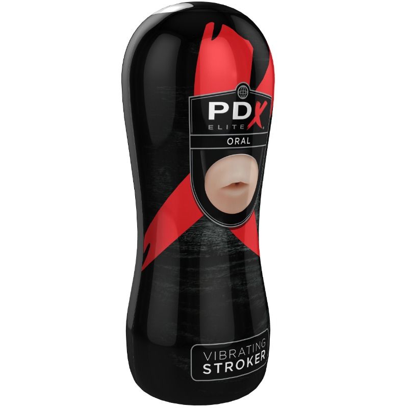 PDX ELITE - MASTURBATORE VIBRANTE CON BOCCA