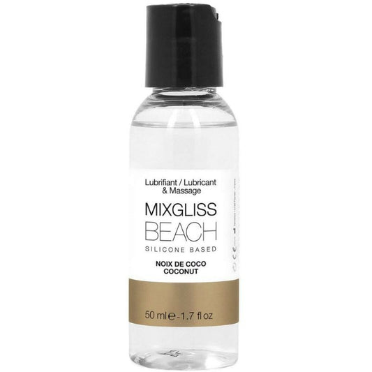 MIXGLISS BEACH - LUBRIFICANTE AL SILICONE CON AROMA COCCO 50 ML