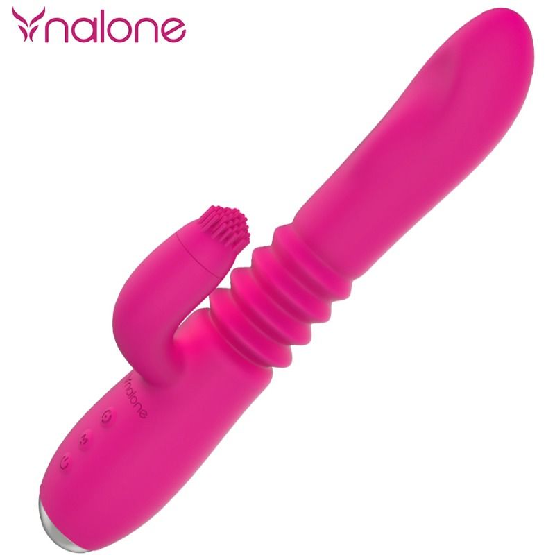NALONE - IDOL VIBRATORE RISCALDANTE CON MOVIMENTO SPINTA SU E GIÙ E ROTAZIONE